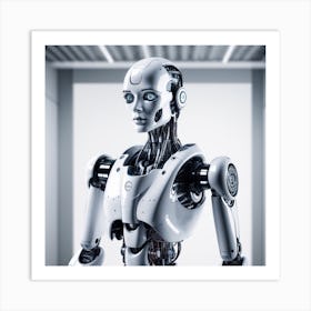 Robot Portrait 5 Art Print