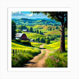 Country Road Art Print