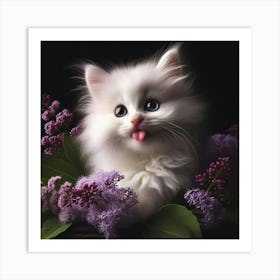 Cute Kitten 4 Art Print