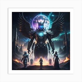 Confluence Of Legends Art Print