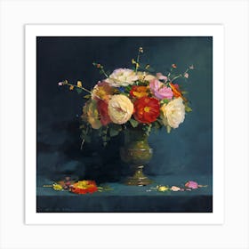 Vase Of Flowers Art Print