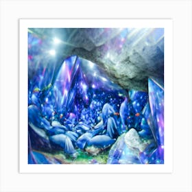 Cave Of Crystals Affiche