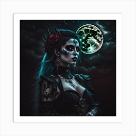 Gothic Girl Art Print