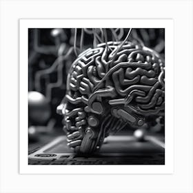 Artificial Brain 37 Art Print