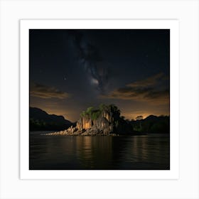 Night In The Jungle Art Print