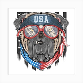 American Bulldog Art Print