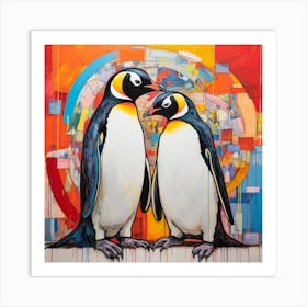 Penguins Art Print