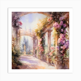 Passionate Petals: Romantic Illusions Art Print