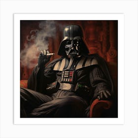 Sauceboss0283 Darth Vader Smoking A Blunt Detailed 8a339905 9b9a 4af3 Adb8 8bbbd047a268 Art Print