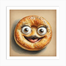 Bagel 19 Art Print