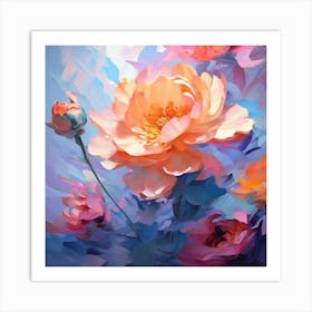 Peonies 19 Art Print