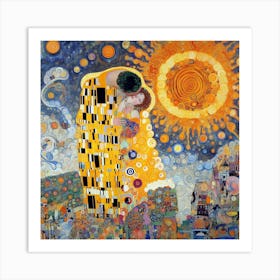 Kiss By Gustav Klimt 1 Art Print