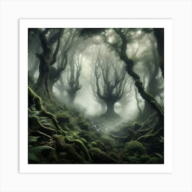 Dark Forest 34 Art Print