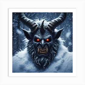 Demon Head Art Print