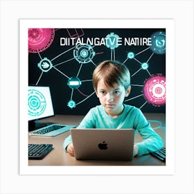 Digital Nature Art Print