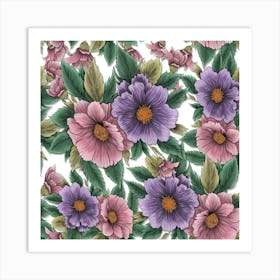 Floral Art Print