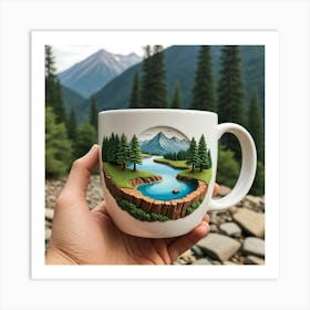 Mug Painting 5 Art Print