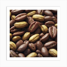 Coffee Beans 419 Art Print