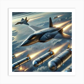 Vx S1 Shadow Viper Guided Munitions Converted Art Print