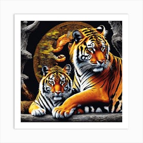 Tigers Art Print