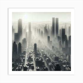 Futuristic Cityscape 16 Art Print