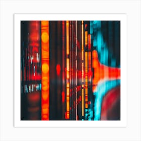 Abstract Image Of A Computer Screen 2 Art Print