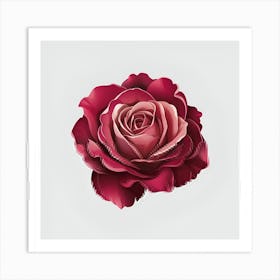 Red Rose 4 Art Print