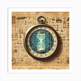 Egyptian Hourglass Art Print