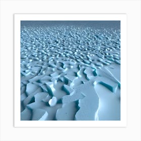 Icebergs 3 Art Print