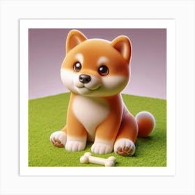 Shiba Inu 1 Art Print