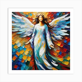 Angel Painting 3 Art Print