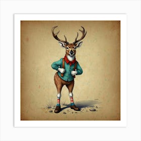 Deer! 9 Art Print