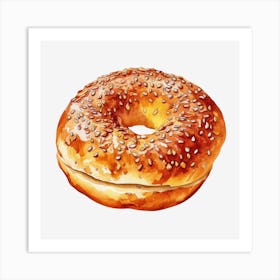 Bagel Art Print