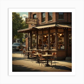 Coffee Shop 3 Art Print