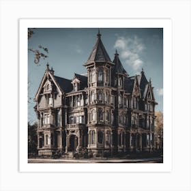 Big Victorian House Art Print