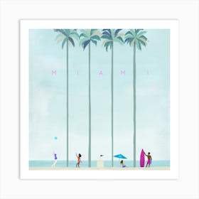 Miami Beach Art Print