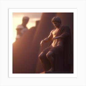 Statue Of Aphrodite 9 Art Print