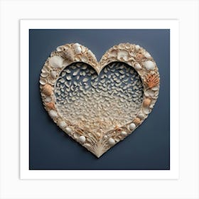 Heart Of Shells 4 Art Print