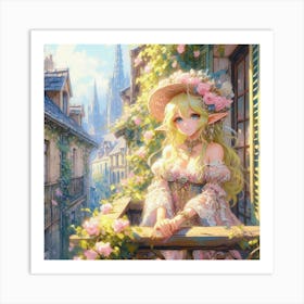 Elven Girl 9 Art Print