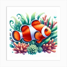 Clownfish 2 Art Print