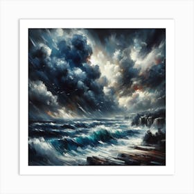 Stormy Sea Art Print