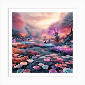 Fairy Garden 1 Art Print