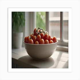 Tomatoes In A Bowl Art Print