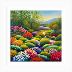 Garden In Bloom Art Print