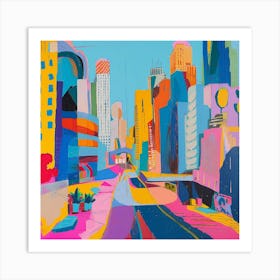 Abstract Travel Collection Buenos Aires Argentina 2 Art Print