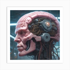 Brain Of A Robot 26 Art Print