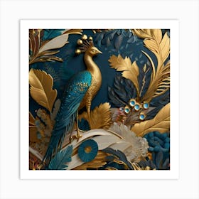 Peacock 6 Art Print