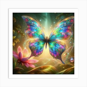 Fantasy Butterfly Art Art Print