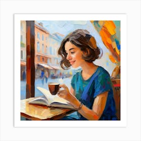 Morning coffee ☕ Art Print