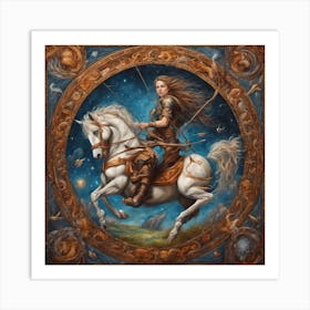 Sagittarius the Archer Art Print